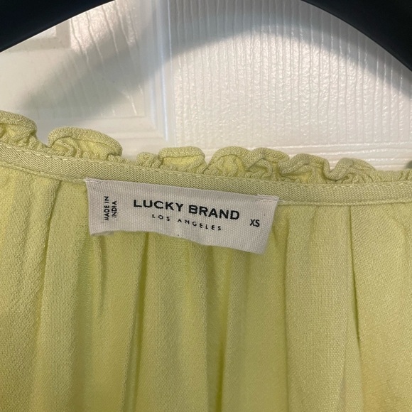 Lucky Brand Crochet Peasant Blouse - Picture 7 of 9